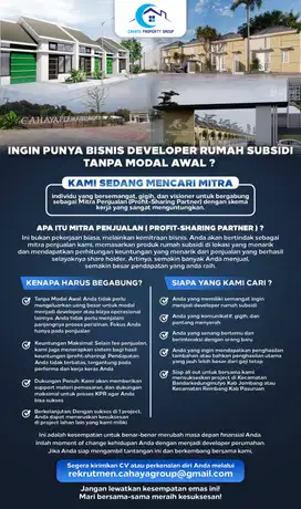 LOWONGAN MARKETING RUMAH SUBSIDI