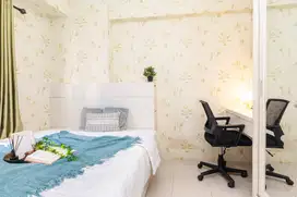 (Free IPL) Sewa Apartemen Bassura City 2 Kamar / 2BR Full Furnished Si