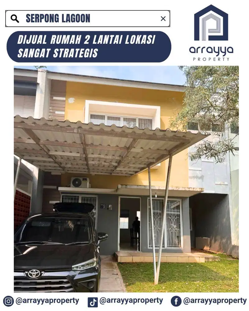 RUMAH RAPIH DAN TERAWAT DALAM CLUSTER PERUMAHAN DI SERPONG LAGON EN663