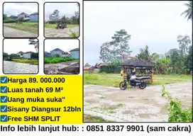 Tanah kavling pribadi lokasi padat penduduk