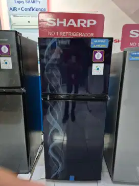KULKAS SHARP 2 PINTU PROMO CREDIT BUNGA 0% FRE 1KALI CICILAN