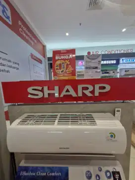 SHARP AC STANDAR 1/2PK PROMO CICILAN BUNGA 0%