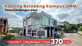 Tanah Belakang Kampus UMM 3, cocok Bangun Kost