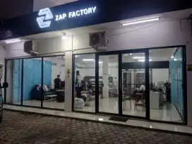 Kusen aluminium pintu aluminium partisi aluminium kaca