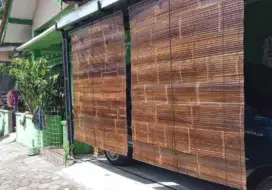 tirai bambu wulung hitam