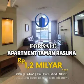 Apartment Taman Rasuna, Dijual Murah, 2 Kt, Full Furnished, SHGB
