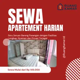 Sewa apartement harian/transit treepark bsd