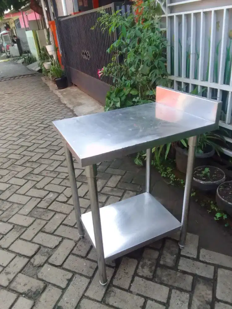 Meja bumbu Stainlees 50x70x85