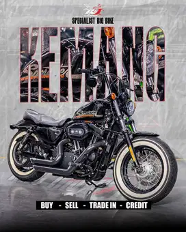 (BPKB & STNK) Harley Davidson Sportster 48 Nik 2011 V&H The best unit
