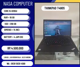 LAPTOP SECOND THINKPAD T490S CORE I5 RAM 16 GB