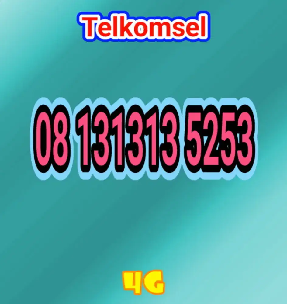 Nomer perdana simpati cantik triple 131313