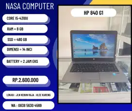 LAPTOP SECOND HP 840 G1 CORE I5