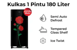 PROMO KULKAS POLYTRON BISA KRESIT TANPA DP BUNGA 0%