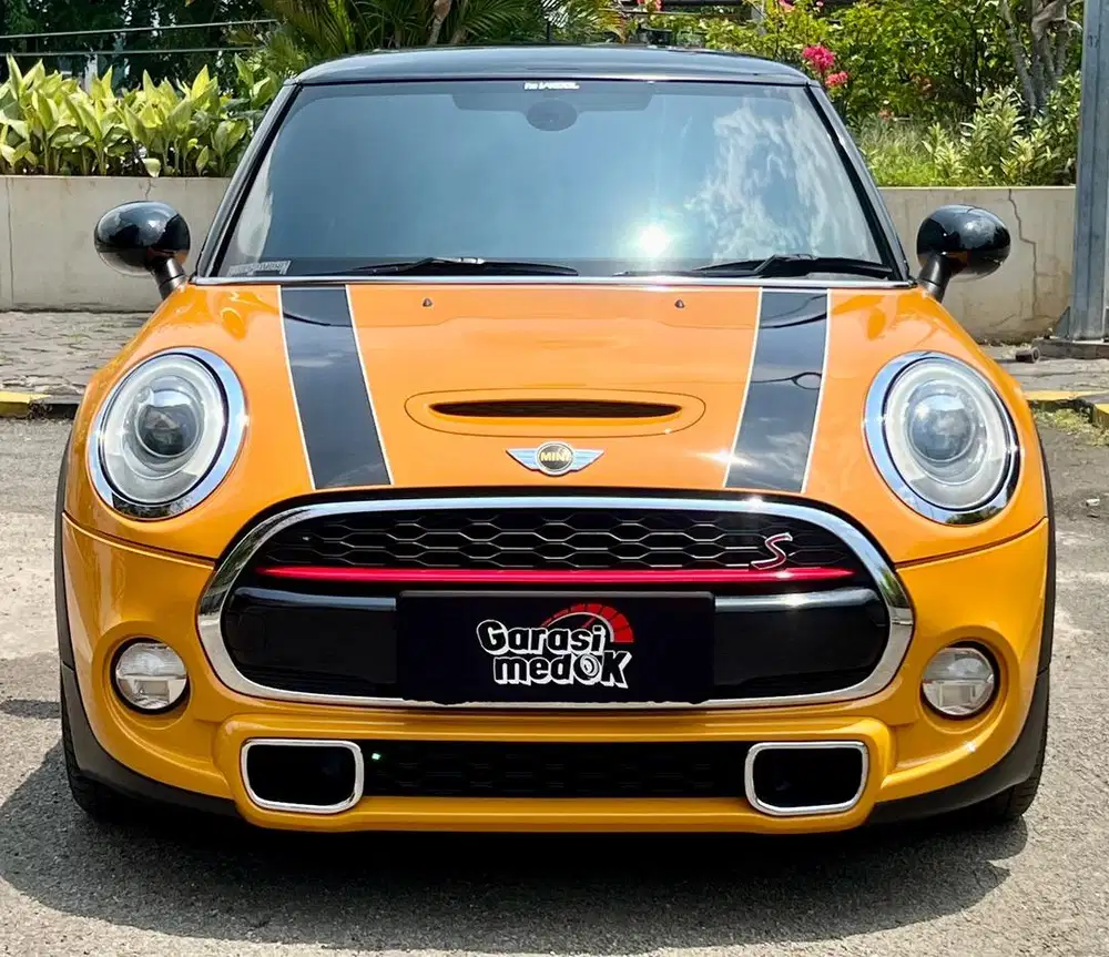 Mini Cooper S 3 door 2014 Antik Low KM Murah Bekas Ganjil Orange Turbo