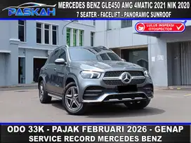 Odo=33k TAX=2026 GENAP bunga=4,5% MERCY GLE450 AMG 2021 / 2020 4MATIC
