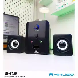 Speaker portabel Mini 3 inch Mikuso B080, Bass glerr, sudah bluetooth