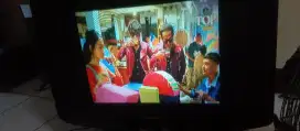 Tv tabung 21 in super slim Ama stbnya