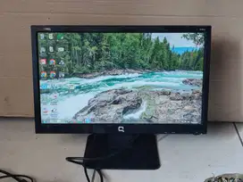 monitor 19 inc minus lecet dikit normal di pake sehari hari