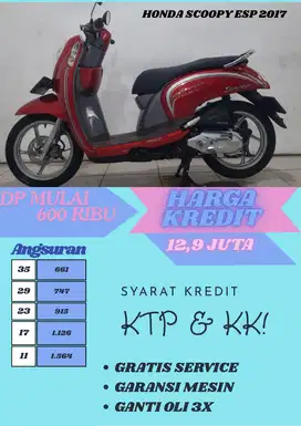 HONDA SCOOPY ESP 2017