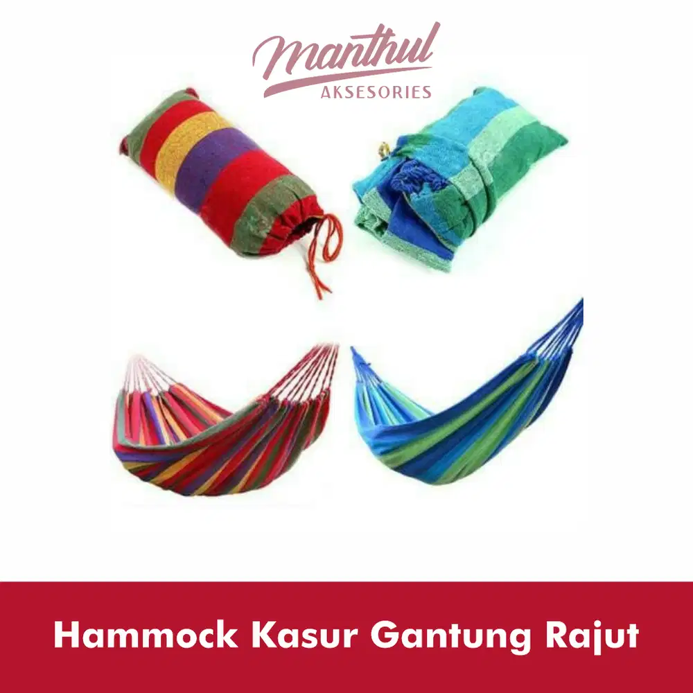 Hammock Kasur Gantung Rajut