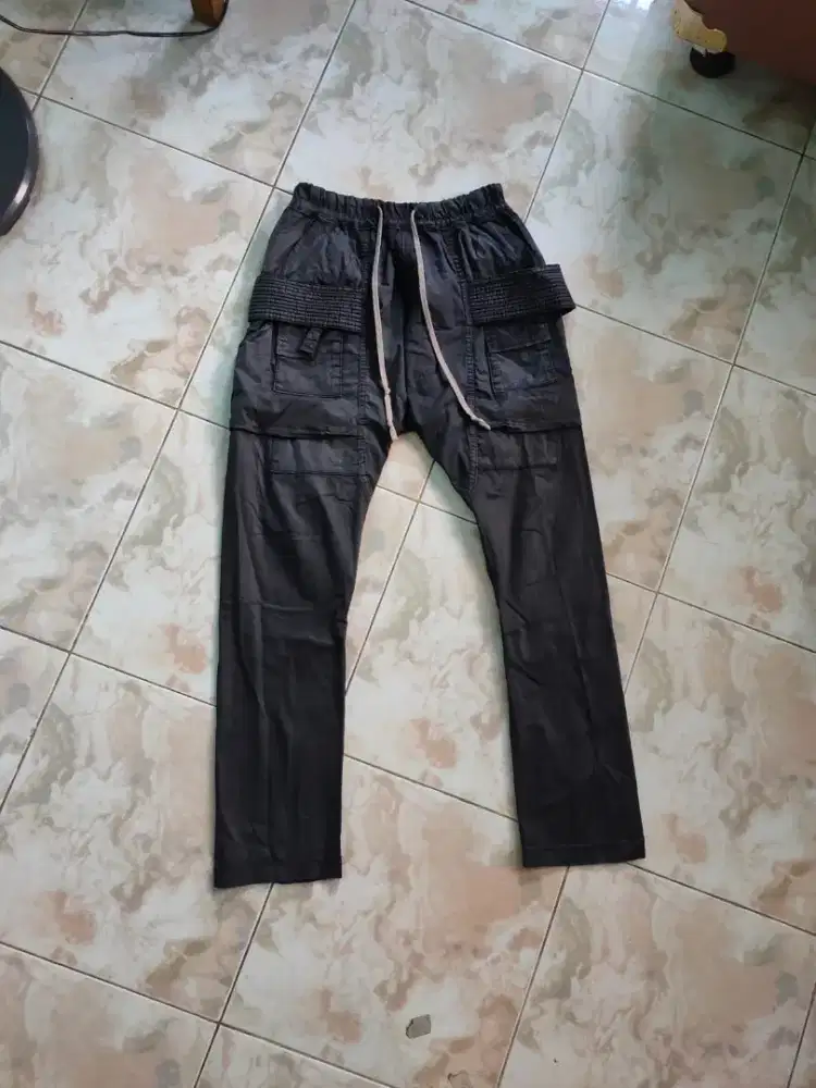 Celana Rick Owen Drksdw Crete Cargo