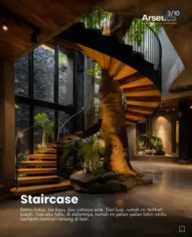 Tangga rebah Modern