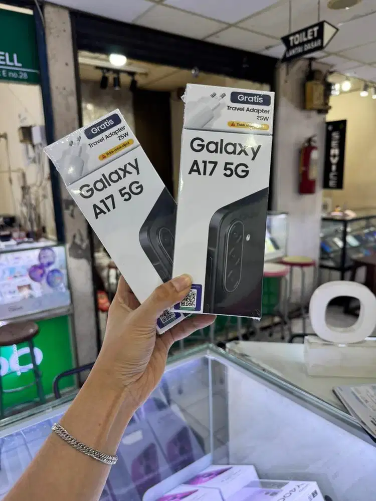 PROMO FREE ADAPTER&TAMPERGLASS A17 5g 8/256gb NEW SEIN3