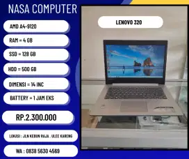 LAPTOP SECOND LENOVO 320 AMD A4