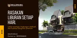 VILLA EKSLUSIV DI KOTA BATU MALANG 2 KAMAR DENGAN POOL