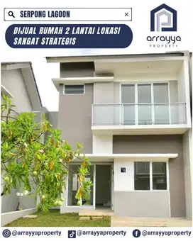 RUMAH BARU 2 LANTAI!! RUMAH DALAM CLUSTER ADA DI SERPONG LAGON - EN661