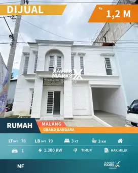 Rumah Strategis Siap Huni atau Inden di Grand Bandara Pakis Malang