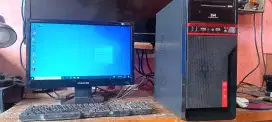 PC Fulset Core i3 Gen 4 Ram 8 Gb Hardisk 500 Gb