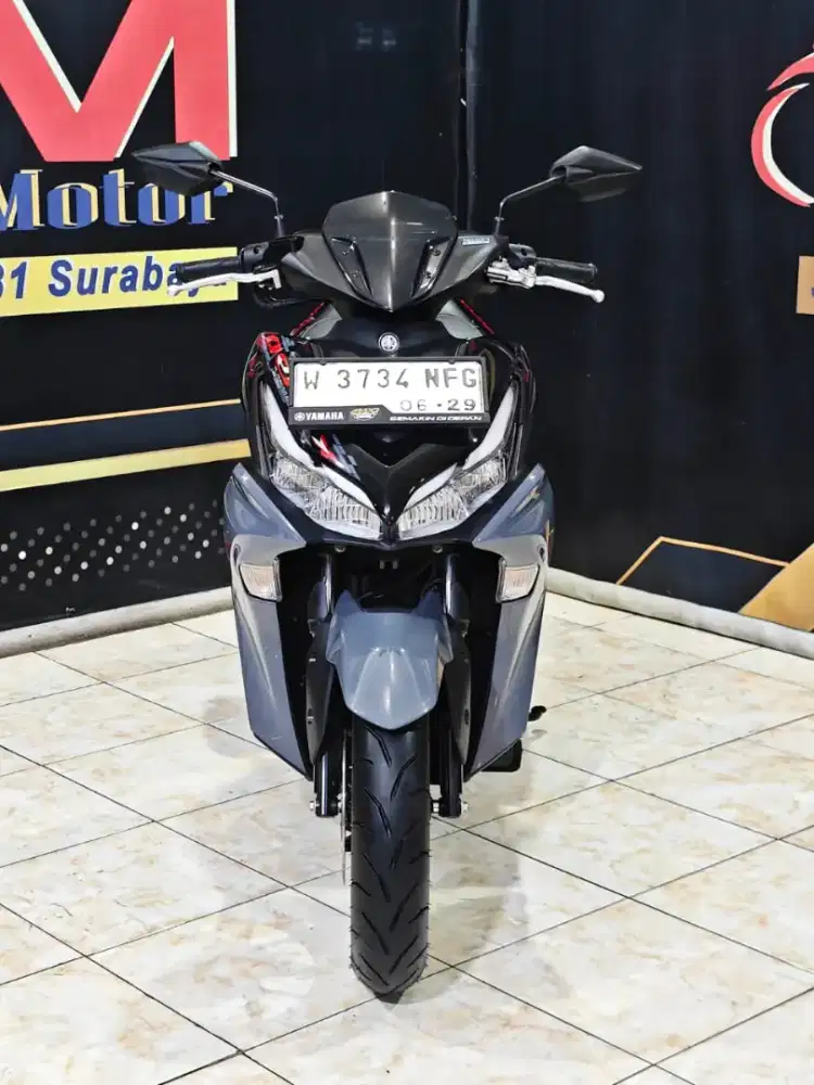 Yamaha Aerox 155 VVA TH 2024 hitam glossy cakep pol