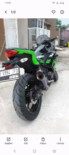 Ninja 250 fi knalpot