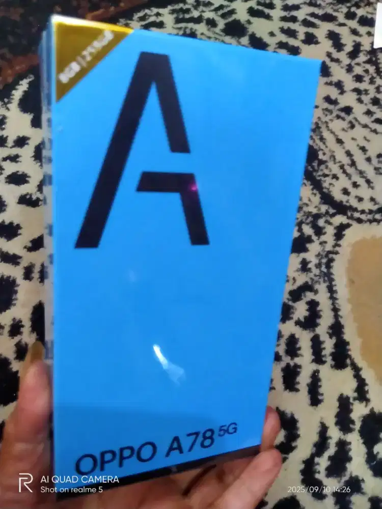 Oppo A78 (5G)8/256 segel dos (Baru) ex undian MALL. PASS