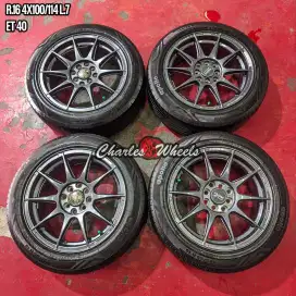 Jual velg + ban oz r16 4x100 4x114,3 avanza xenia livina jazz dll