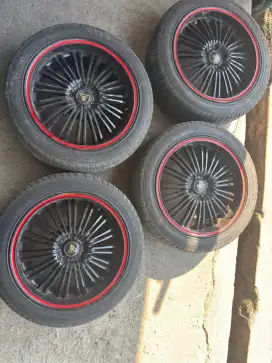 Jual velg racing mobil 4 pcs buat minat serius harga nego