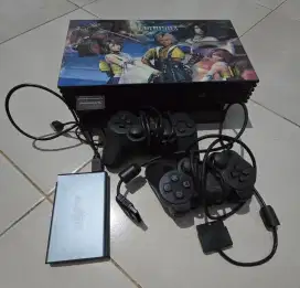 Dijual PS2 + hd eksternal + games lengkap