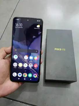 Poco f3 ram 6/128gb fullset ori