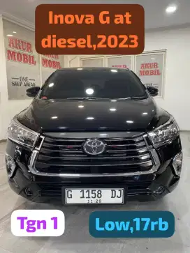LOW KM ! INNOVA 2.4 G REBORN DIESEL 2023 AT HITAM NOPOL G FUL ORI