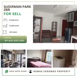 Dijual Apartement Sudirman Park 2 BR Furnished View Utara