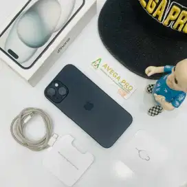 Iphone 15 128gb black second gransi panjang !!