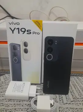 Vivo y19s pro ram 6+6/128 second like new garansi  on panjang 1 thn