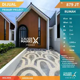 Dijual Rumah Baru Super Cantik di Greenland Tidar Malang