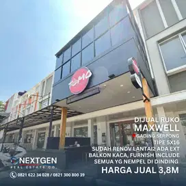 Dijual Ruko Maxwell Pinggir jalan raya Gading Serpong