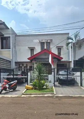RUMAH DAN TANAH LUAS ASRI LOKASI SANGAT STRATEGIS BINTARO JAYA