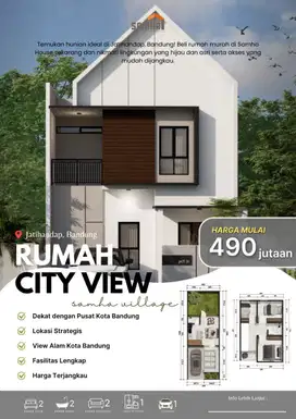 RUMAH BARU MURAH TERJANGKAU & TERLARIS DEKAT KE PUSAT KOTA BANDUNG