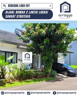 RUMAH LUAS 1 LANTAI LINGKUNGAN ASRI LOKASI DI KENCANA LOKA EXT - ARB19