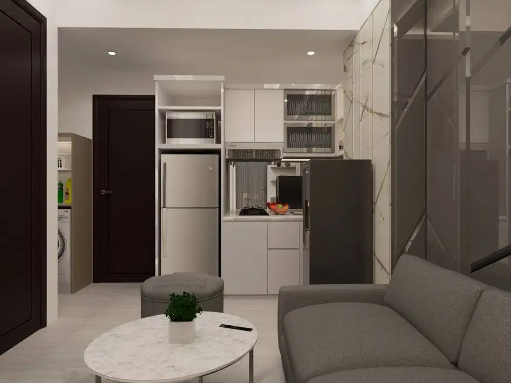 Solusi Dapur Praktis: Kabinet Atas & Bawah Desain Minimalis