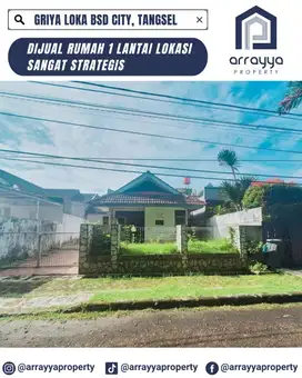 RUMAH LUAS STRATEGIS DI GRIYA LOKA BSD ,ARB03,